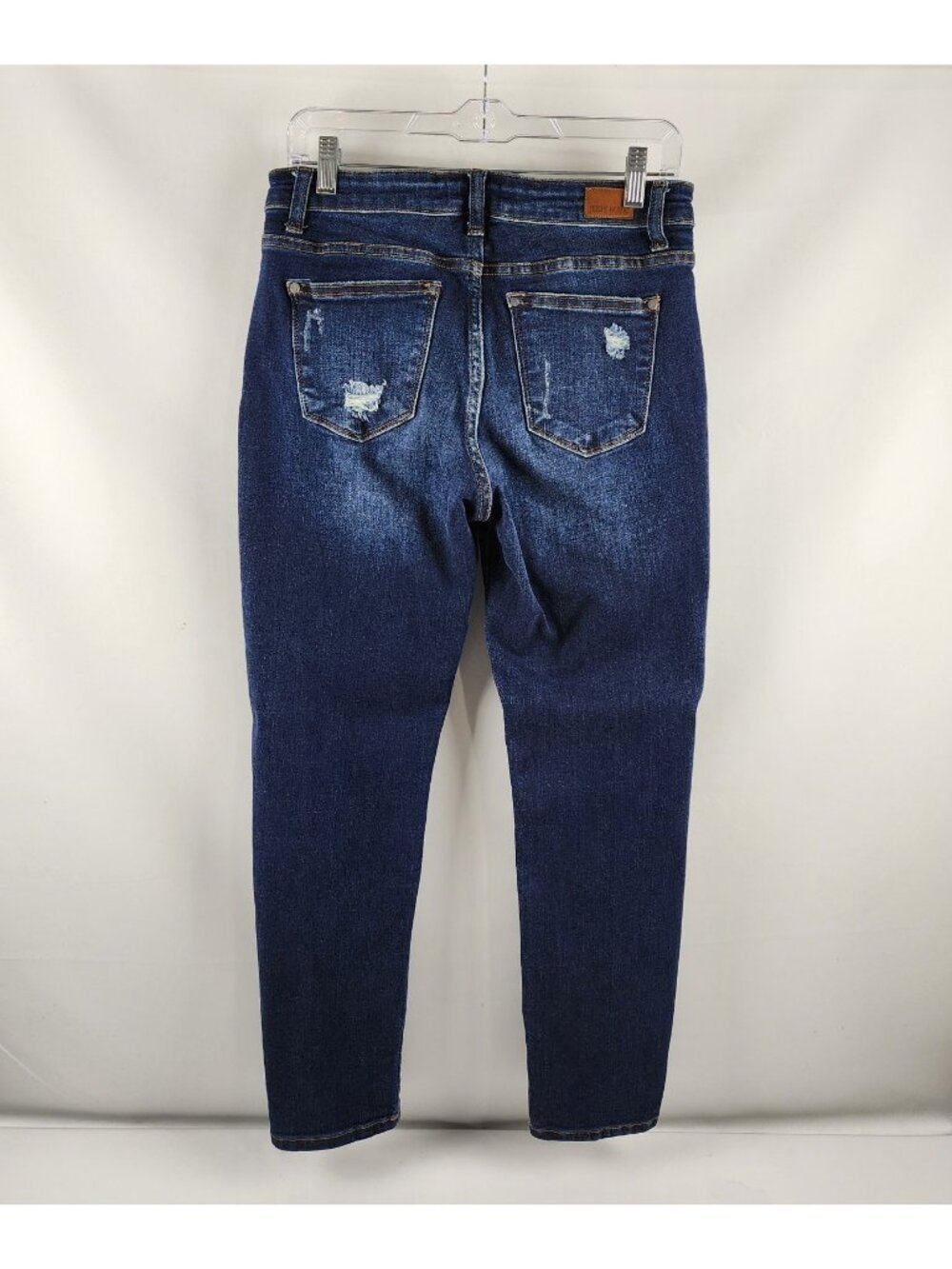 SOLD OUT Judy Blue Jeans Womens 9/29 Blue Slim Fit Distressed JB82104DK (29x29) - Picture 10 of 13